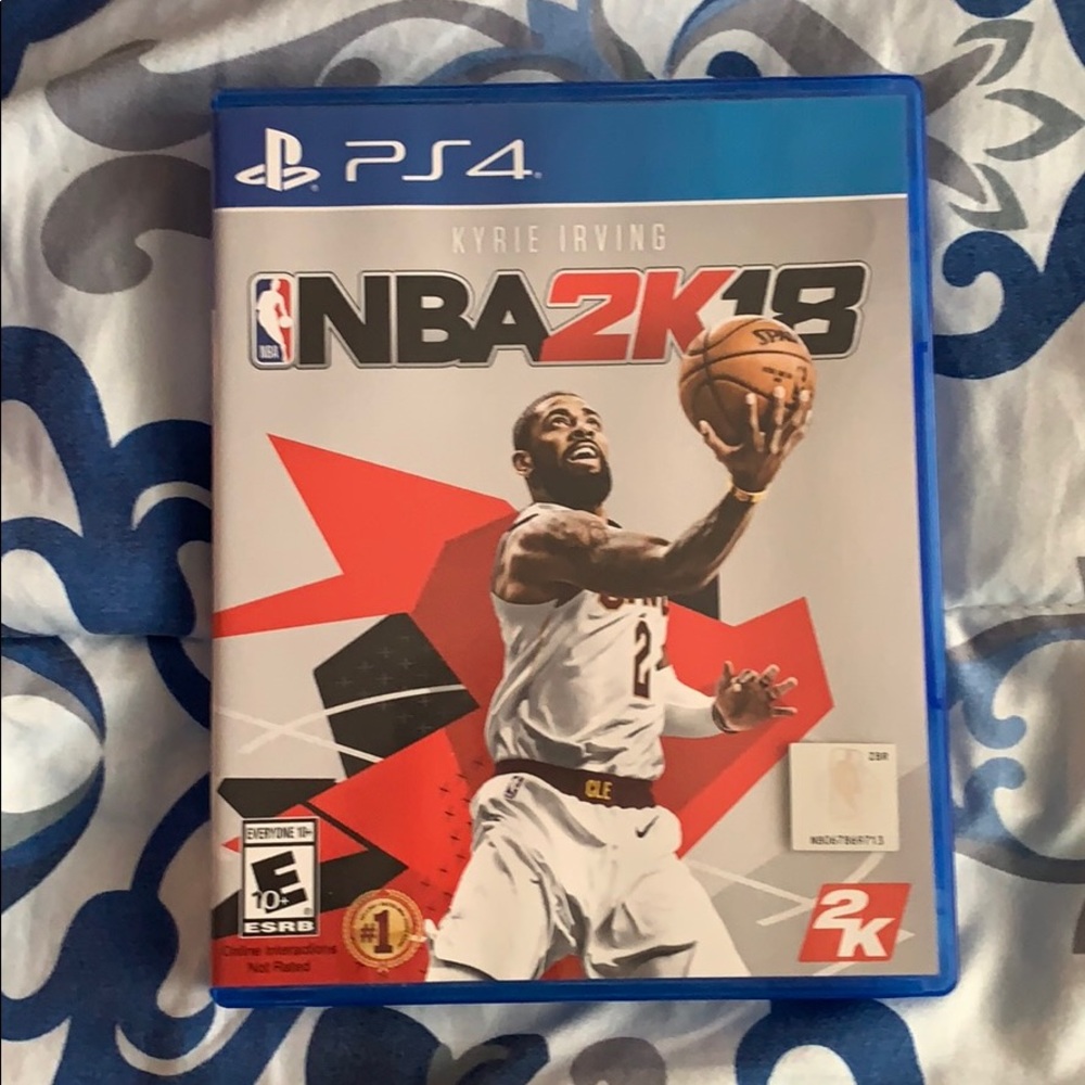 2k18 with kyrie on the cover! Used
